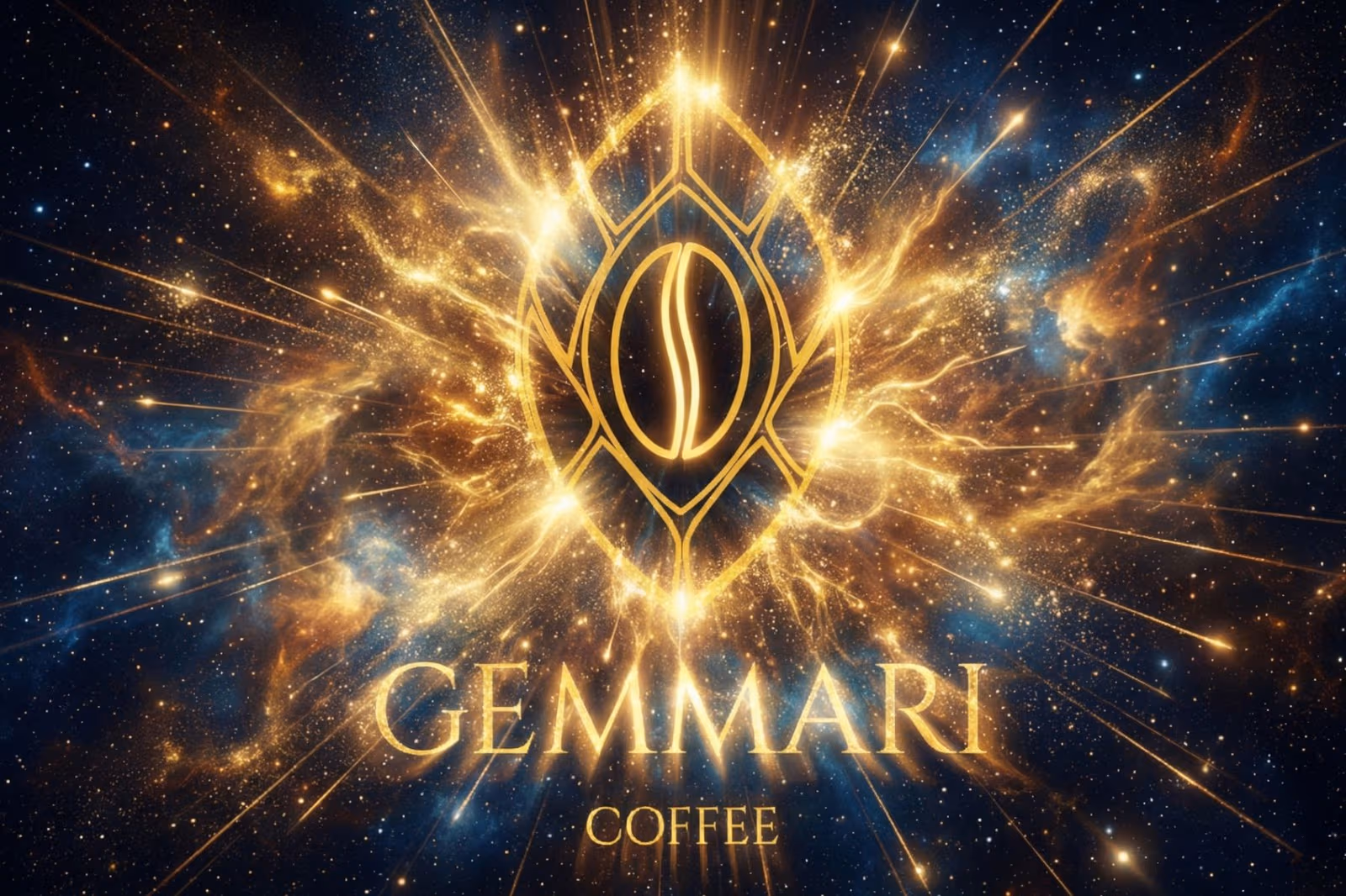 Illustration lumineuse du logo Gemmari évoquant la naissance scientifique de la marque