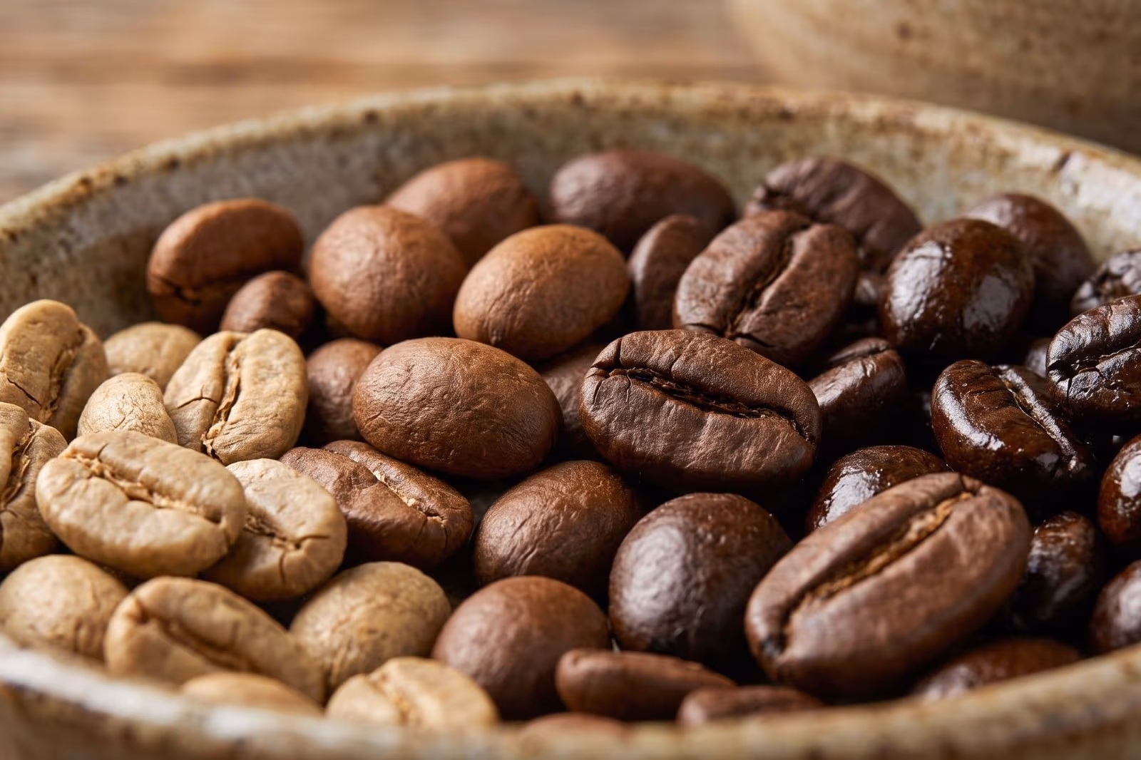 Comparaison des profils de café en grain Gemmari, de Topaz à Ruby